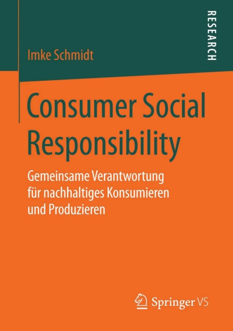 Cover image for book Consumer Social Responsibility