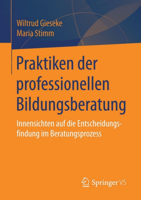 Cover image for book Praktiken der professionellen Bildungsberatung