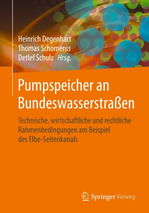Cover image for book Pumpspeicher an Bundeswasserstraßen