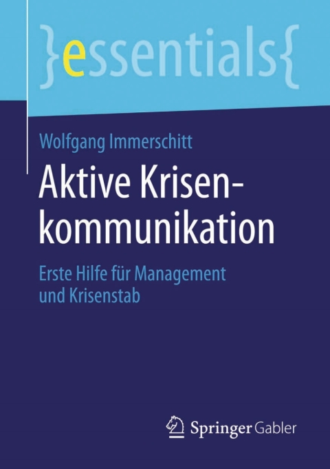 Cover image for book Aktive Krisenkommunikation