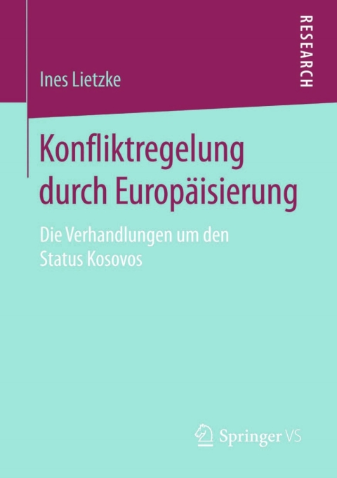 Cover image for book Konfliktregelung durch Europäisierung