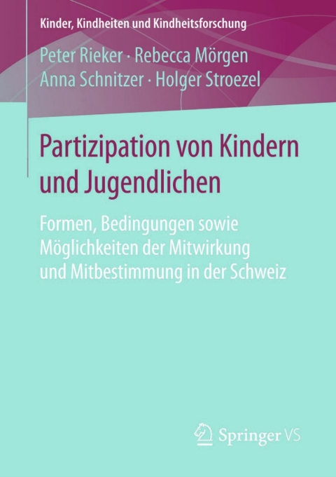 Cover image for book Partizipation von Kindern und Jugendlichen