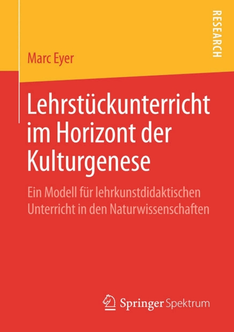 Cover image for book Lehrstückunterricht im Horizont der Kulturgenese