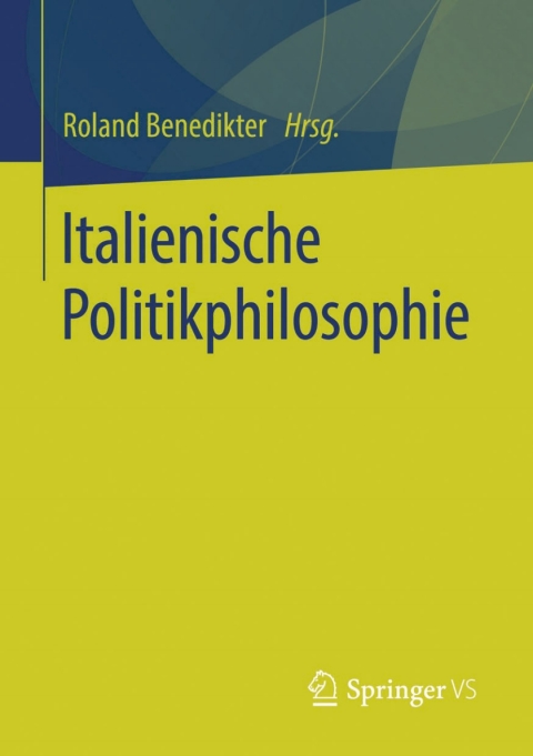 Cover image for book Italienische Politikphilosophie