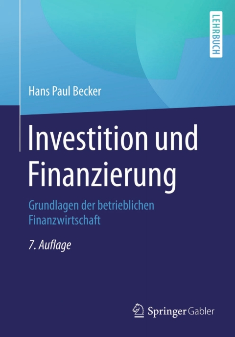 Cover image for book Investition und Finanzierung