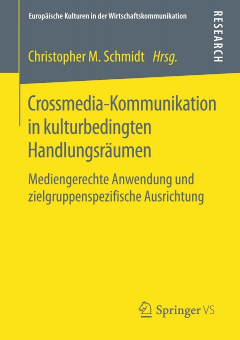 Cover image for book Crossmedia-Kommunikation in kulturbedingten Handlungsräumen
