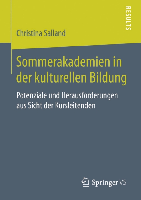 Cover image for book Sommerakademien in der kulturellen Bildung