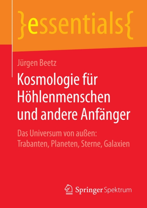 Cover image for book Kosmologie für Höhlenmenschen und andere Anfänger