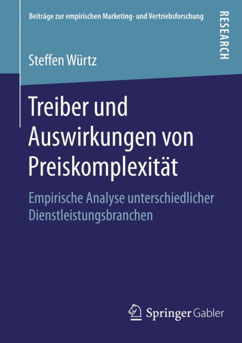 Cover image for book Treiber und Auswirkungen von Preiskomplexität