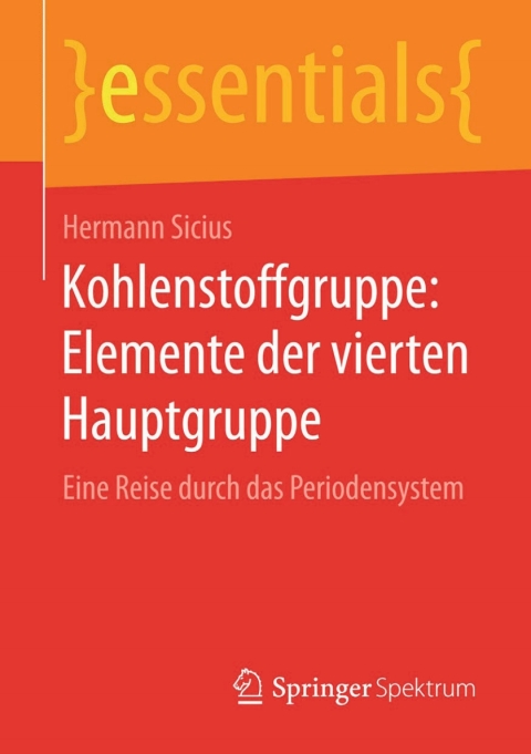 Kohlenstoffgruppe: Elemente der vierten Hauptgruppe 