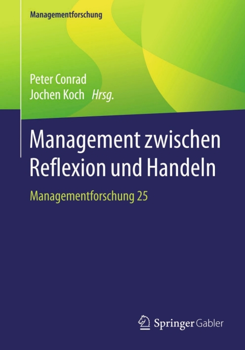Cover image for book Management zwischen Reflexion und Handeln