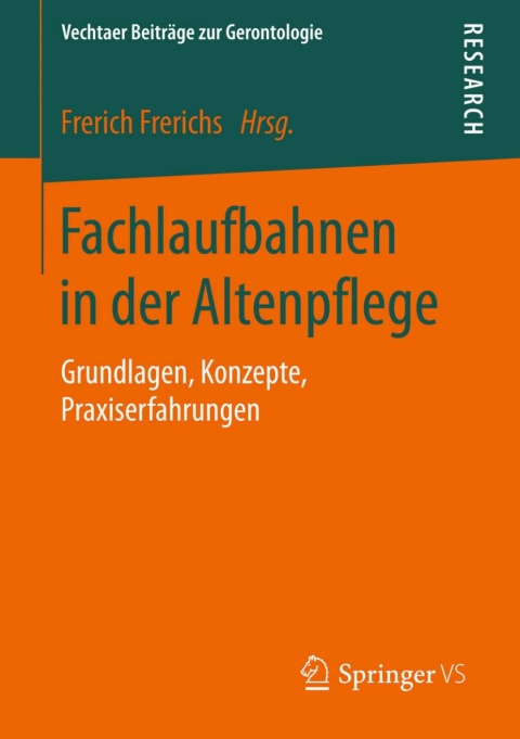Cover image for book Fachlaufbahnen in der Altenpflege