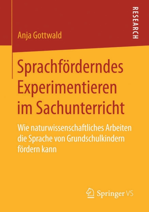 Cover image for book Sprachförderndes Experimentieren im Sachunterricht