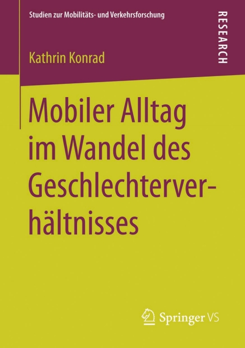 Cover image for book Mobiler Alltag im Wandel des Geschlechterverhältnisses