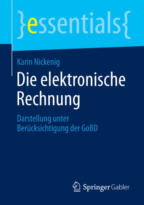 Cover image for book Die elektronische Rechnung
