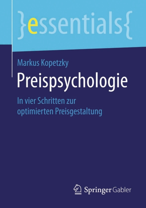 Cover image for book Preispsychologie