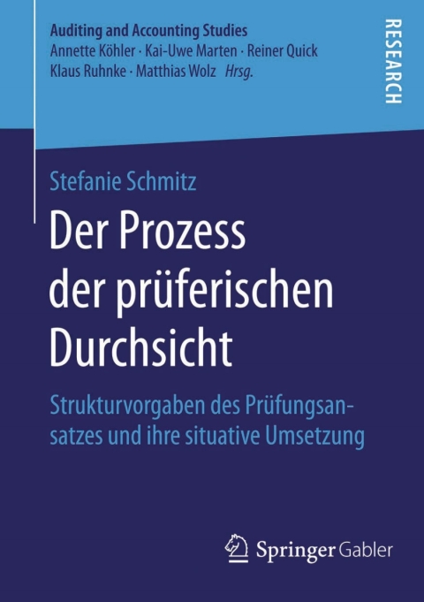 Cover image for book Der Prozess der prüferischen Durchsicht
