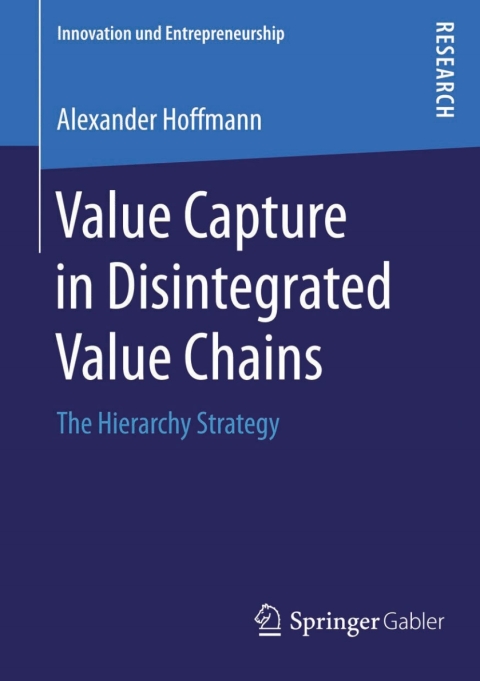 Cover image for book Value Capture in Disintegrated Value Chains
