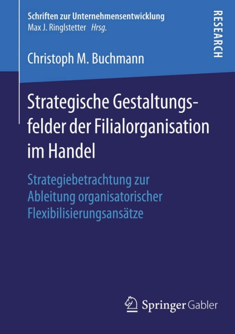 Cover image for book Strategische Gestaltungsfelder der Filialorganisation im Handel