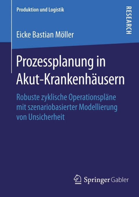 Cover image for book Prozessplanung in Akut-Krankenhäusern