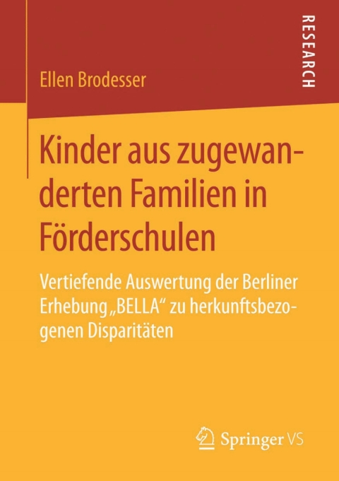 Cover image for book Kinder aus zugewanderten Familien in Förderschulen