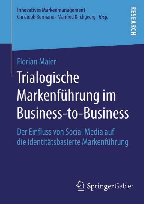 Cover image for book Trialogische Markenführung im Business-to-Business