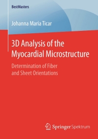 Cover image: 3D Analysis of the Myocardial Microstructure 9783658114237