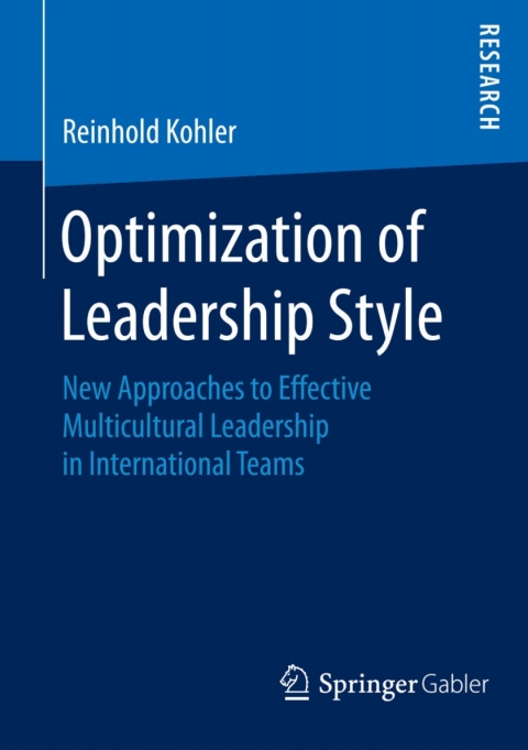 Cover image for book Optimization of Leadership Style