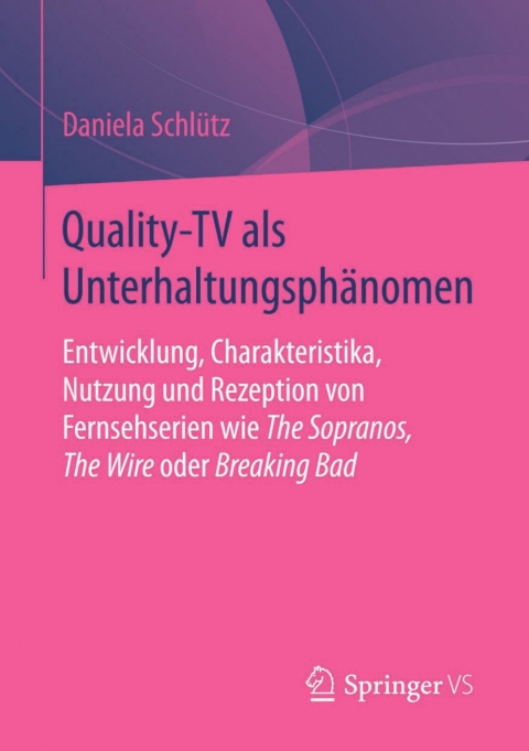 Cover image for book Quality-TV als Unterhaltungsphänomen