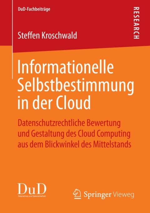 Cover image for book Informationelle Selbstbestimmung in der Cloud