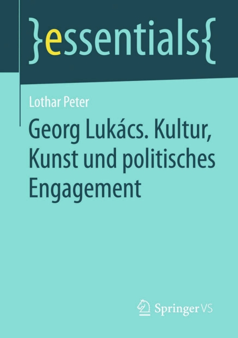 Cover image for book Georg Lukács. Kultur, Kunst und politisches Engagement