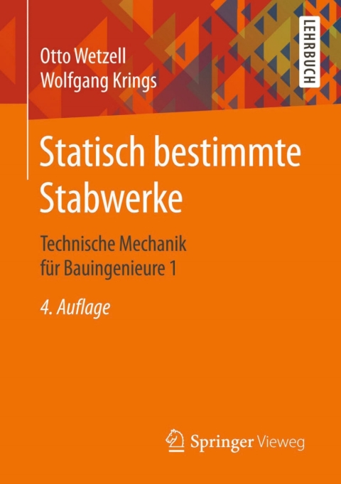 Cover image for book Statisch bestimmte Stabwerke