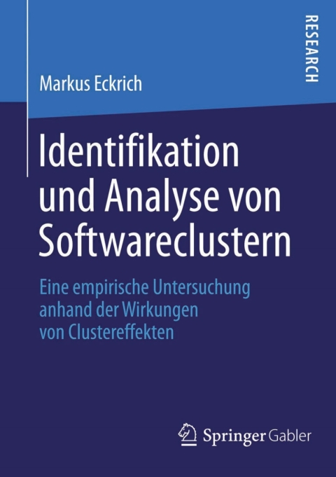 Cover image for book Identifikation und Analyse von Softwareclustern