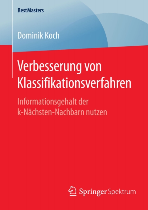 Cover image for book Verbesserung von Klassifikationsverfahren
