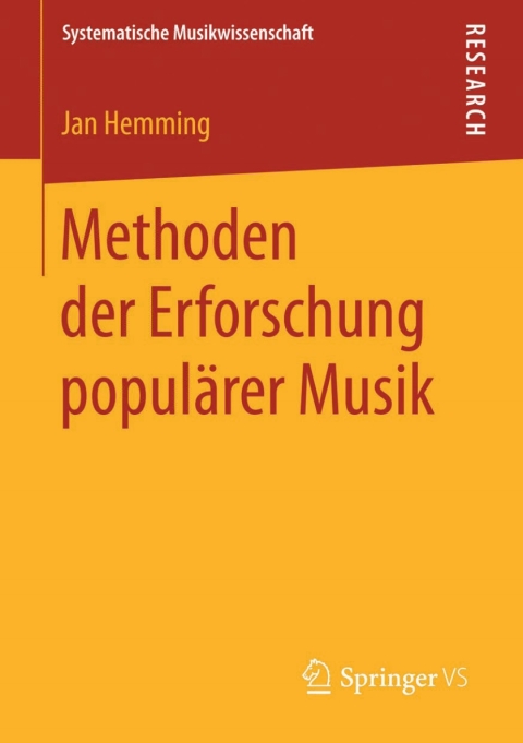 Cover image for book Methoden der Erforschung populärer Musik