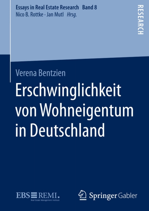 Cover image for book Erschwinglichkeit von Wohneigentum in Deutschland