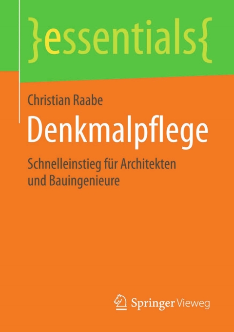 Cover image for book Denkmalpflege