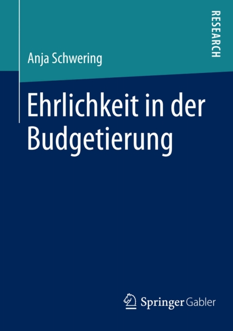 Cover image for book Ehrlichkeit in der Budgetierung