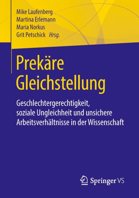 Cover image for book Prekäre Gleichstellung