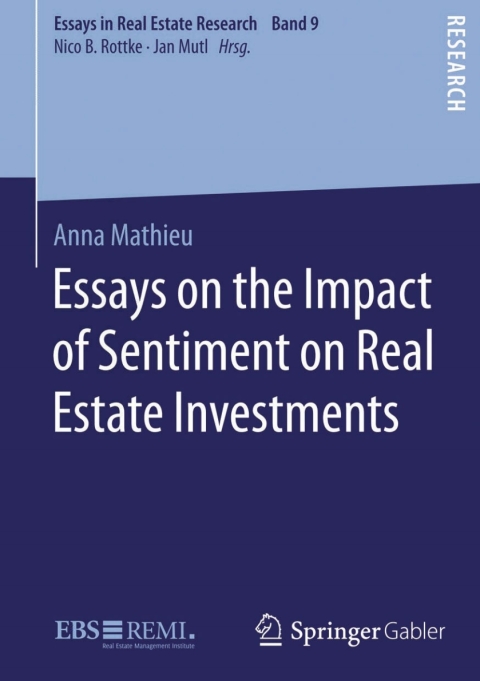 Cover image for book Essays on the Impact of Sentiment on Real Estate Investments