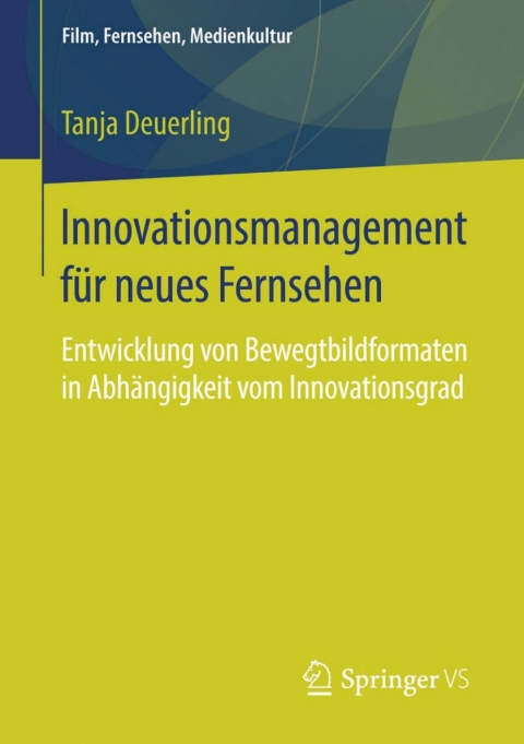 Cover image for book Innovationsmanagement für neues Fernsehen