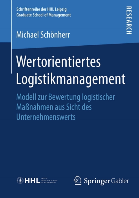 Cover image for book Wertorientiertes Logistikmanagement