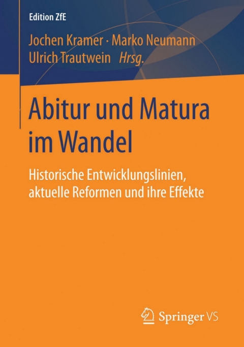 Cover image for book Abitur und Matura im Wandel