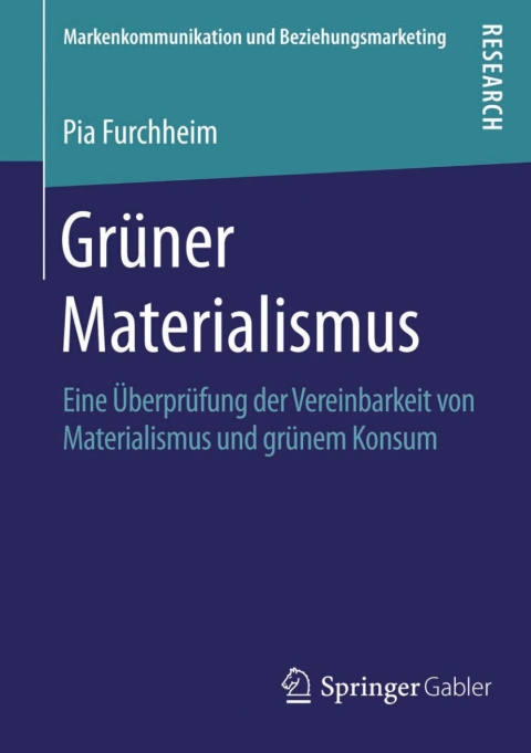 Cover image for book Grüner Materialismus