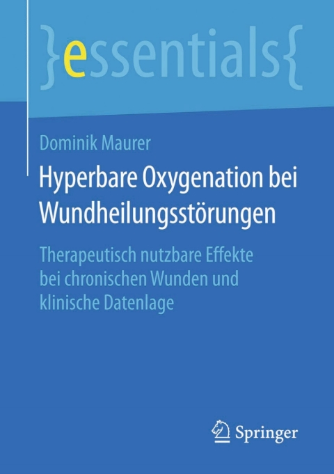 Cover image for book Hyperbare Oxygenation bei Wundheilungsstörungen