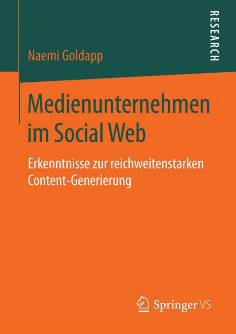 Cover image for book Medienunternehmen im Social Web