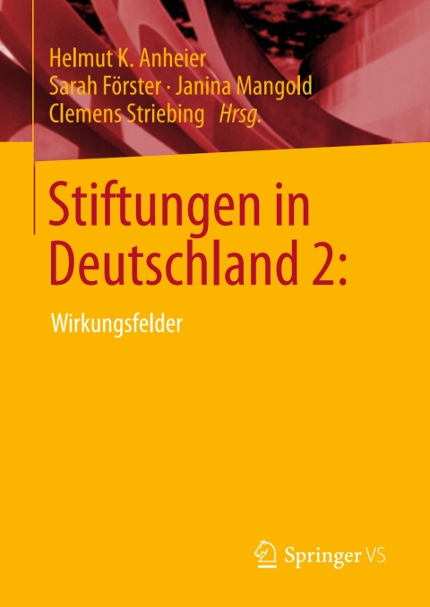 Cover image for book Stiftungen in Deutschland 2: