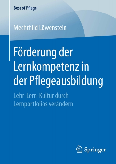 Cover image for book Förderung der Lernkompetenz in der Pflegeausbildung
