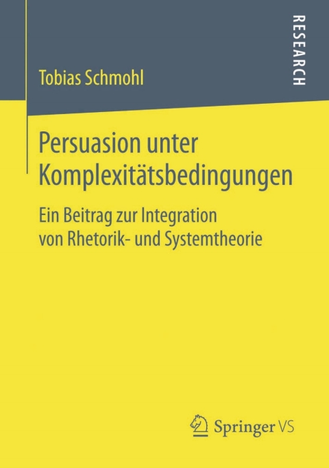 Cover image for book Persuasion unter Komplexitätsbedingungen