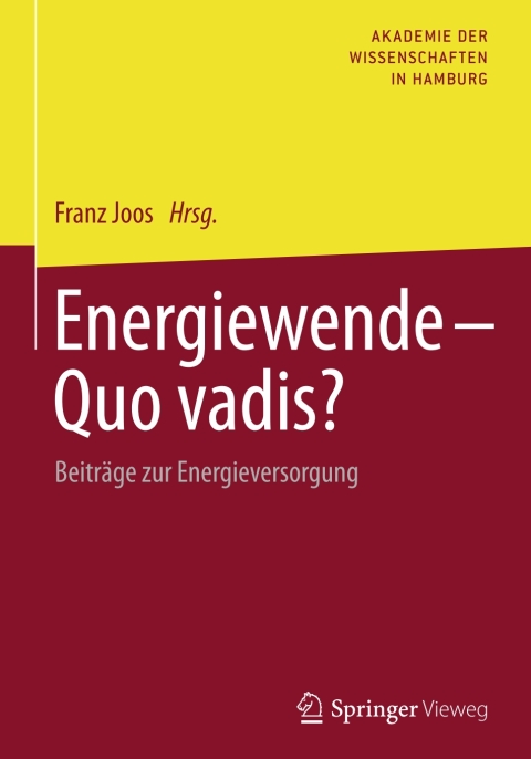 Cover image for book Energiewende - Quo vadis?